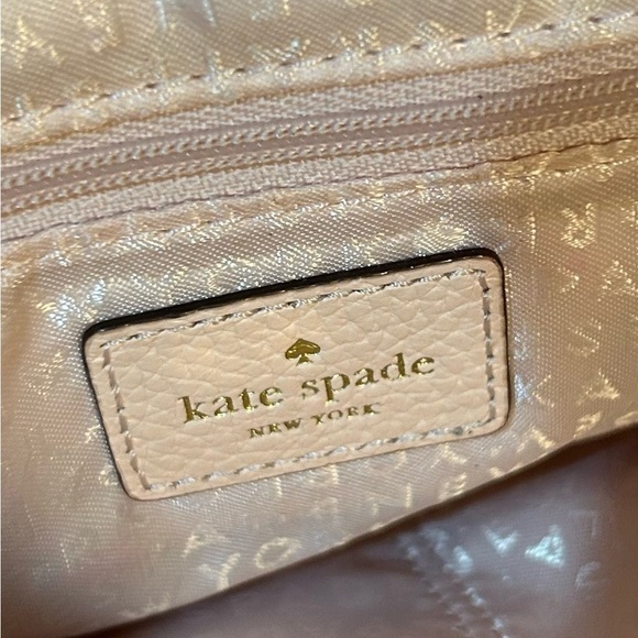 Kate Spade Pink & Black Leather handbag Satchel - Picture 8 of 9